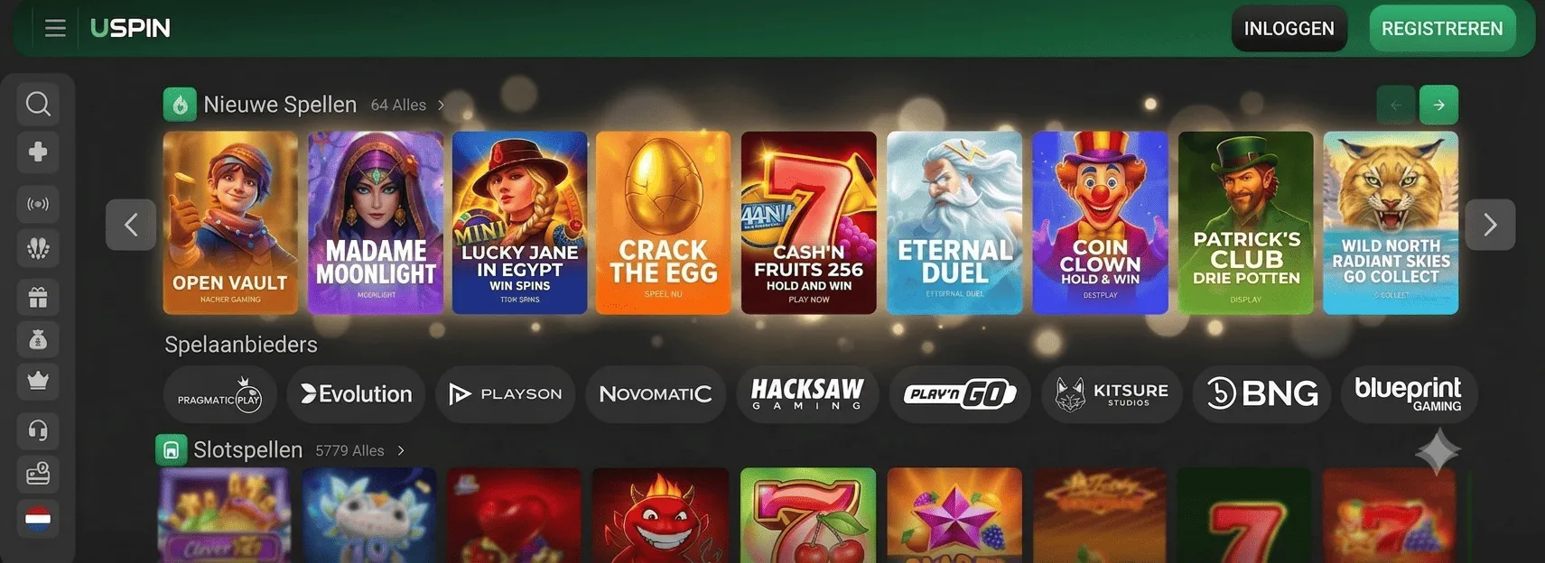 Uspin casino gokkasten